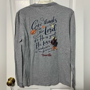 Blessed Girl Long Sleeve Give Thanks to the Lord Shirt